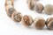 The Bead Chest Round Matte Picture Jasper Beads (10mm): Organic Gemstone Round Spherical Energy Stone Healing Power Crystal for Jewelry Bracelet Mala Necklace Making